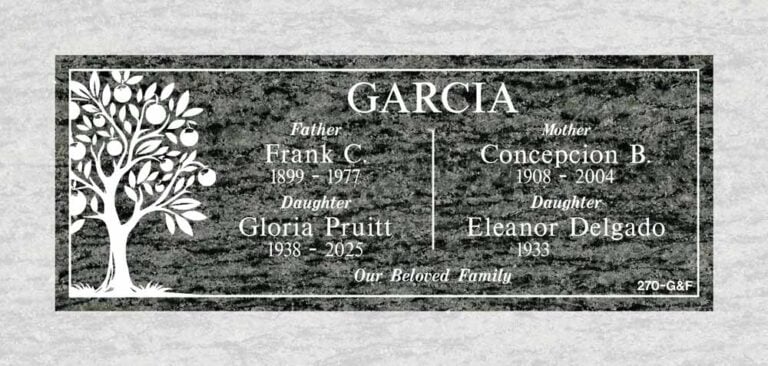 Garcia companion headstone