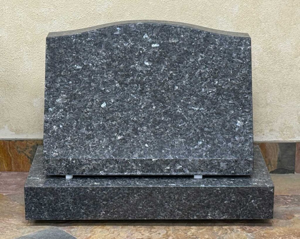 Polished Slant with Serpentine Top in Blue Pearl Granite